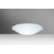Besa Lighting Trio 12 Ceiling, White, Polished Nickel Clips, 1x100W Incandescent 968207-PN - alternate 1